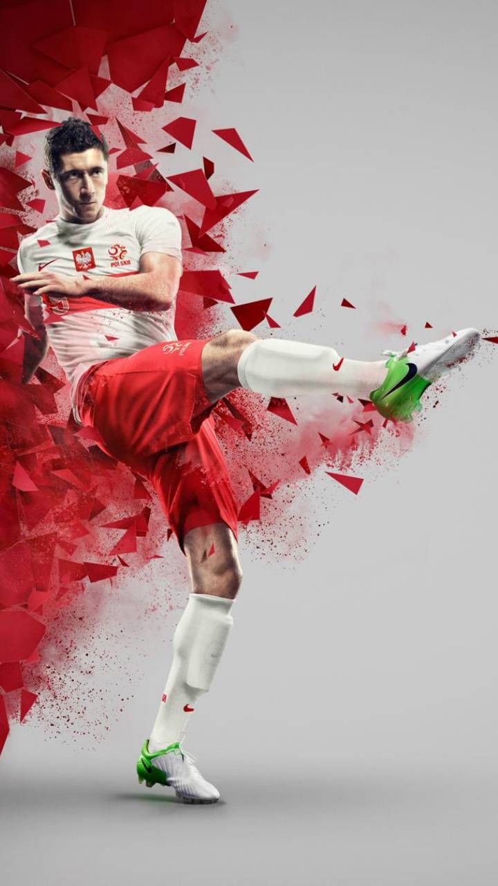 Lewandowski Wallpaper HD Discover more Bundesliga Club, Captain, Lewandowski, Professional Footballer, Robe. Football wallpaper, Lewandowski, Poland national team