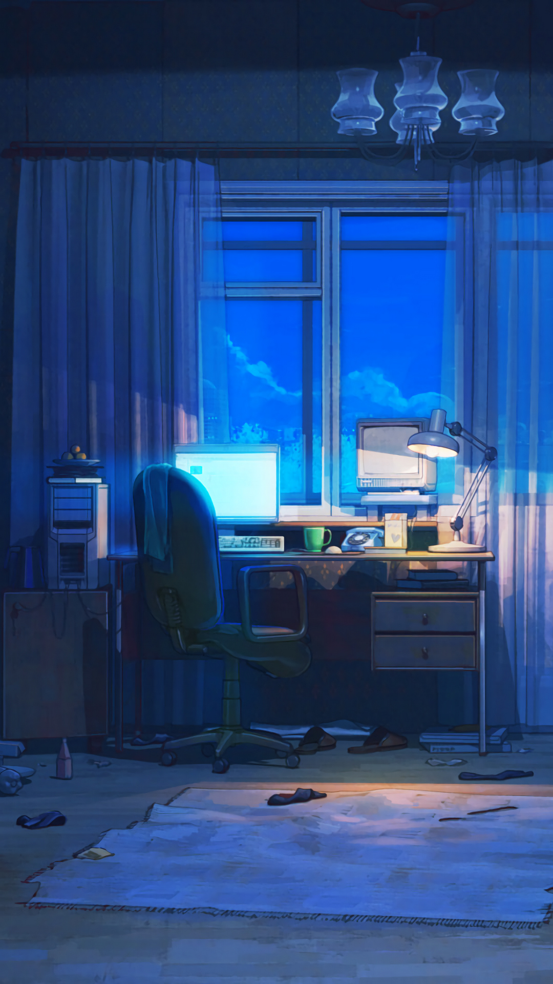 Wallpaper Anime, Chill Anime, Anime Art, Anime Lofi, Cartoon, Background Free Image