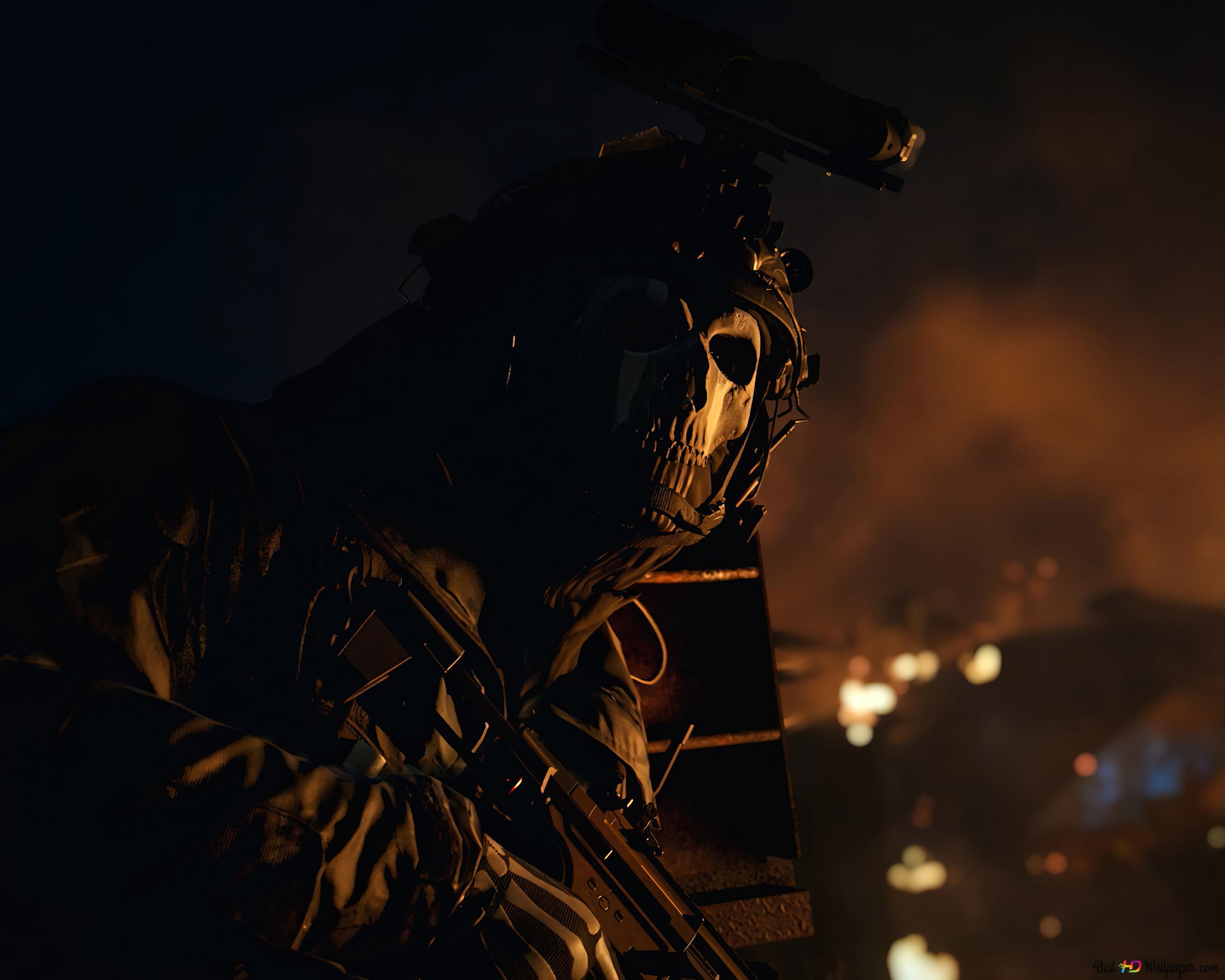 Call of Duty: Modern Warfare 2, Ghost 2022 4K wallpaper download