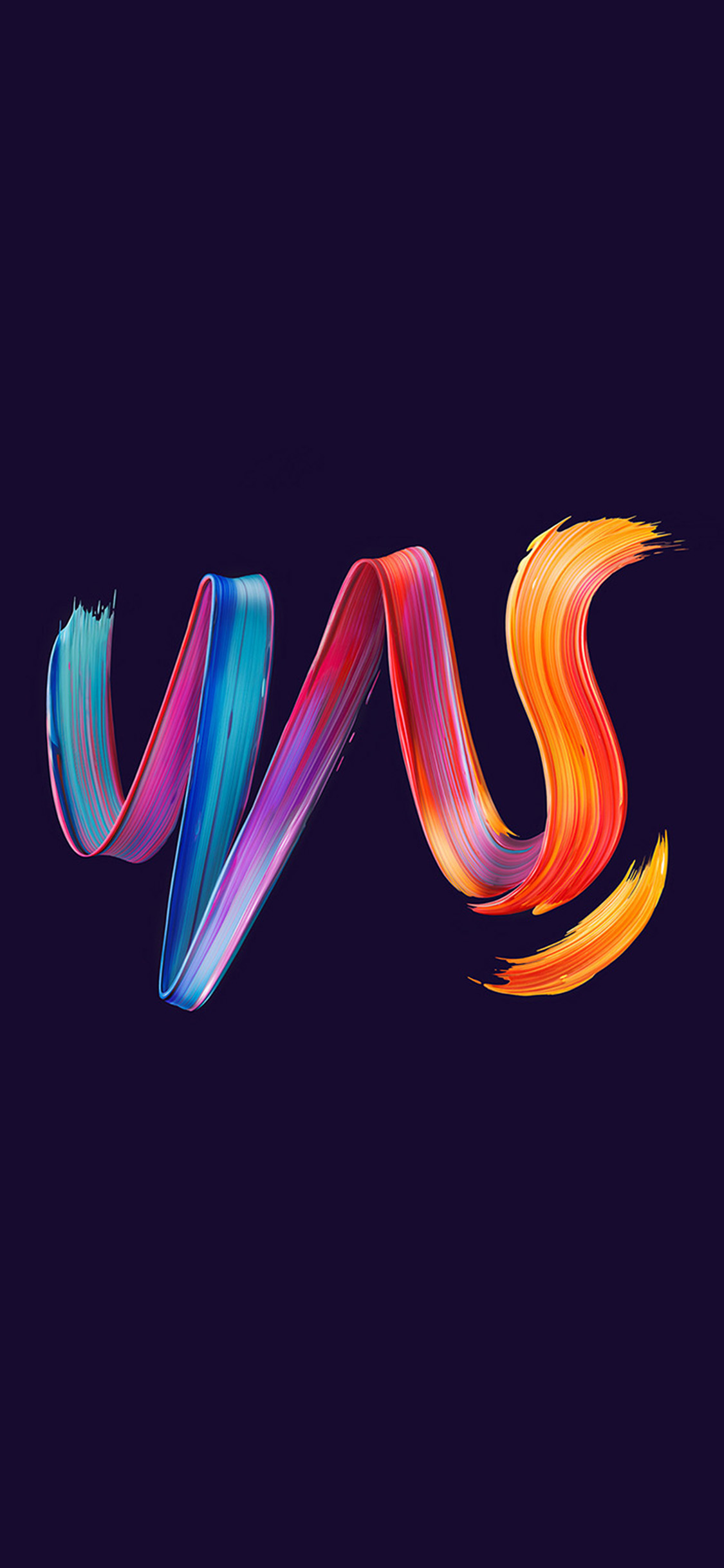 iPhone X wallpaper. paint minimal digital art illustration