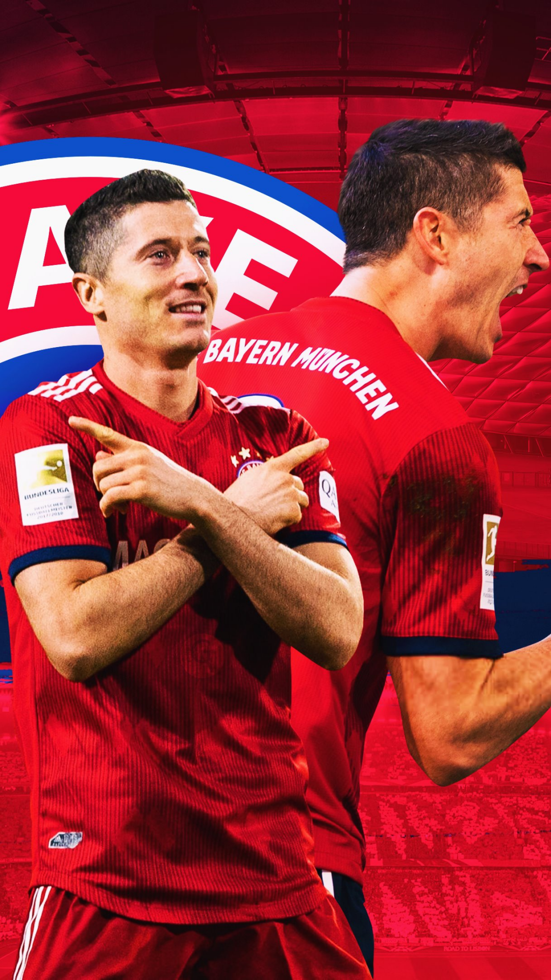Robert Lewandowski Phone Wallpaper