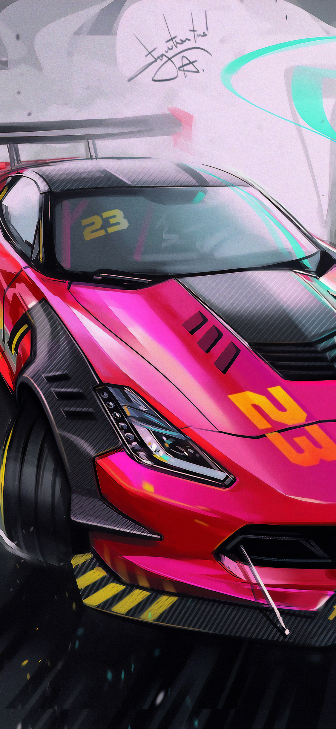 Drifting Car Digital Art 4k iPhone XS, iPhone 10, iPhone X HD 4k Wallpaper, Image, Background, Photo and Picture