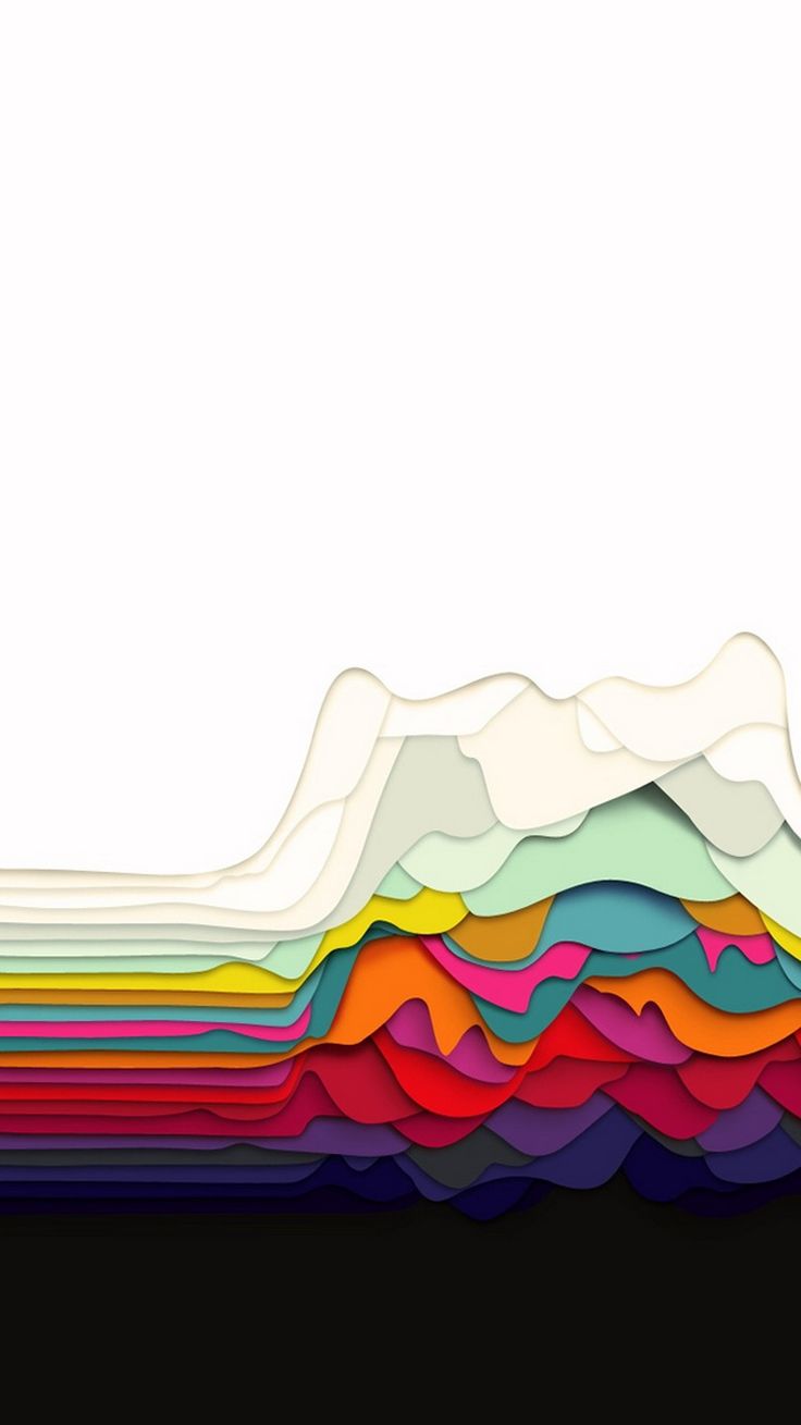 Abstract Colorful Drape iPhone 6 Wallpaper. iPhone 6s wallpaper, iPhone 6 wallpaper, Paper cutout art