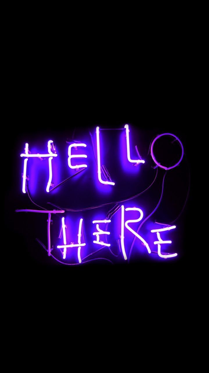 Neon Sign Aesthetic iPhone Wallpaper. Purple aesthetic, Neon signs, Dark purple aesthetic
