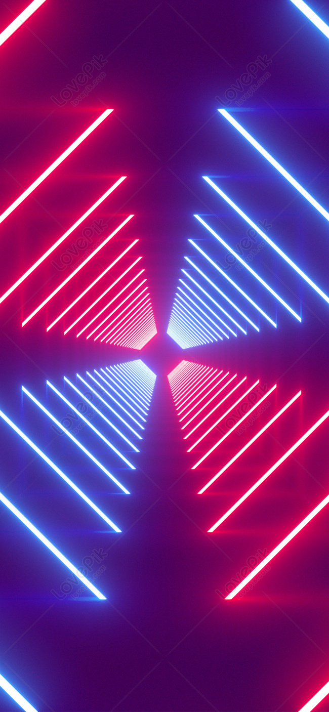 Neon Light Space Mobile Phone Wallpaper Image Free Download