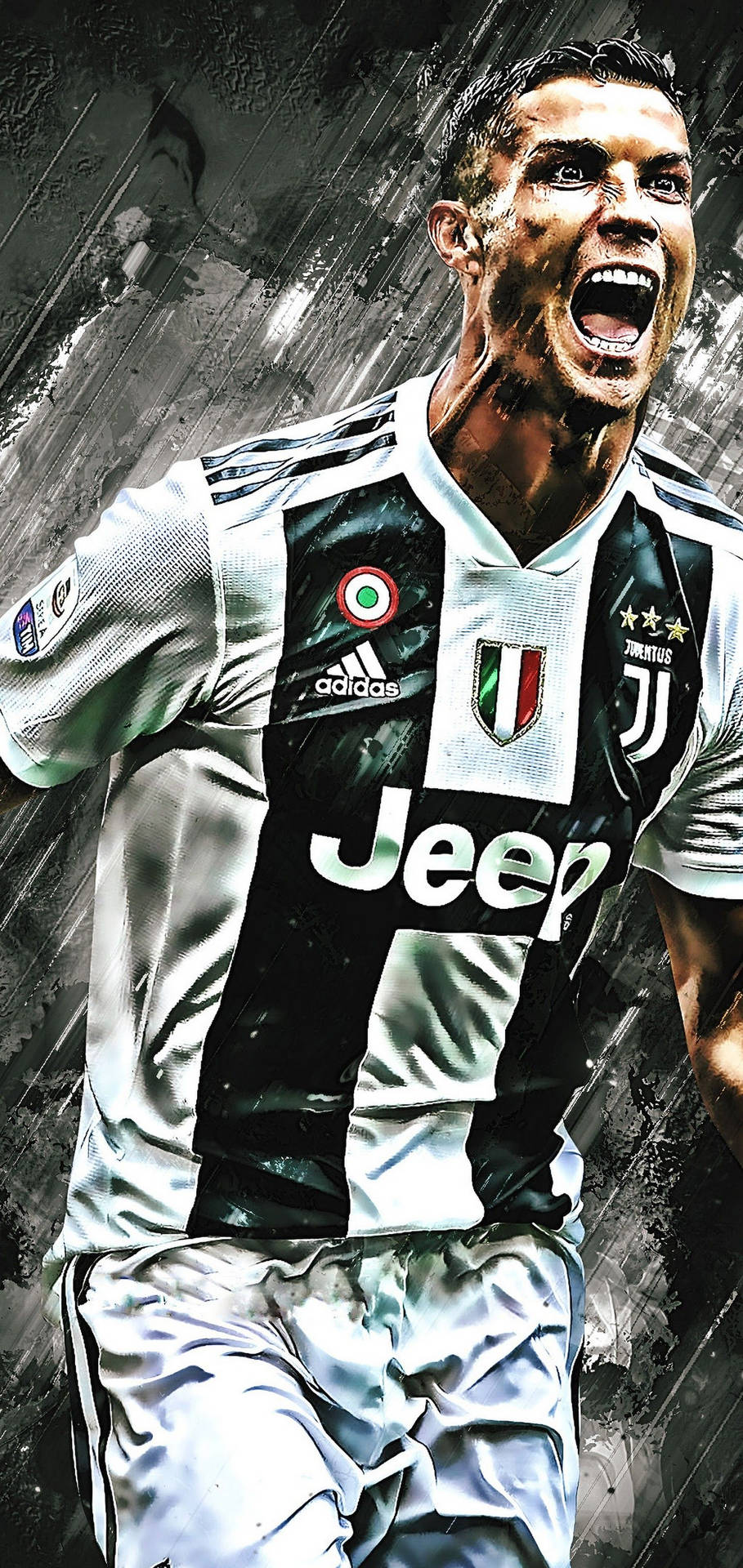 Download Gritty Cristiano Ronaldo