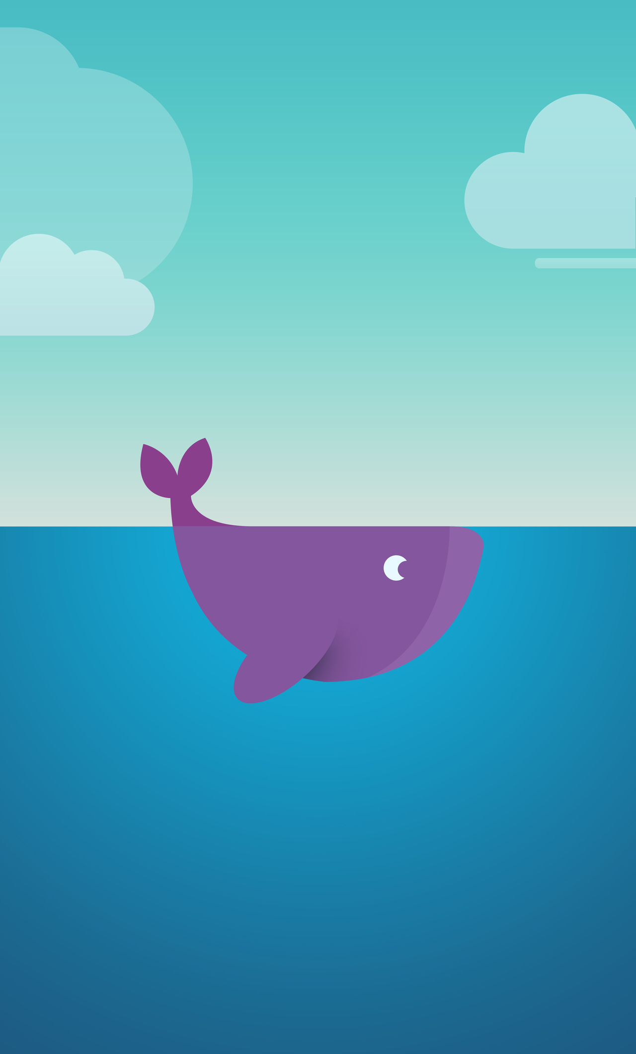 Details cute whale wallpaper