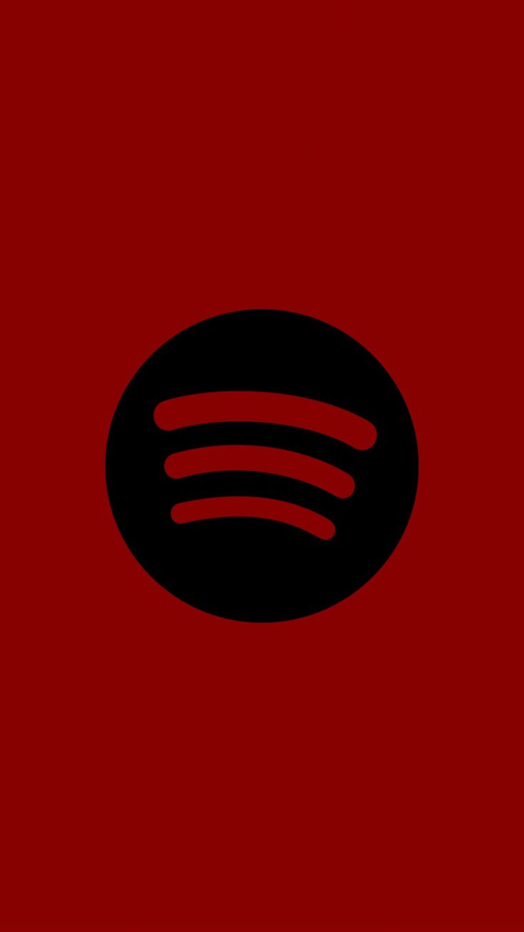 Spotify Icon. Red icons:), Phone wallpaper for men, Red aesthetic grunge