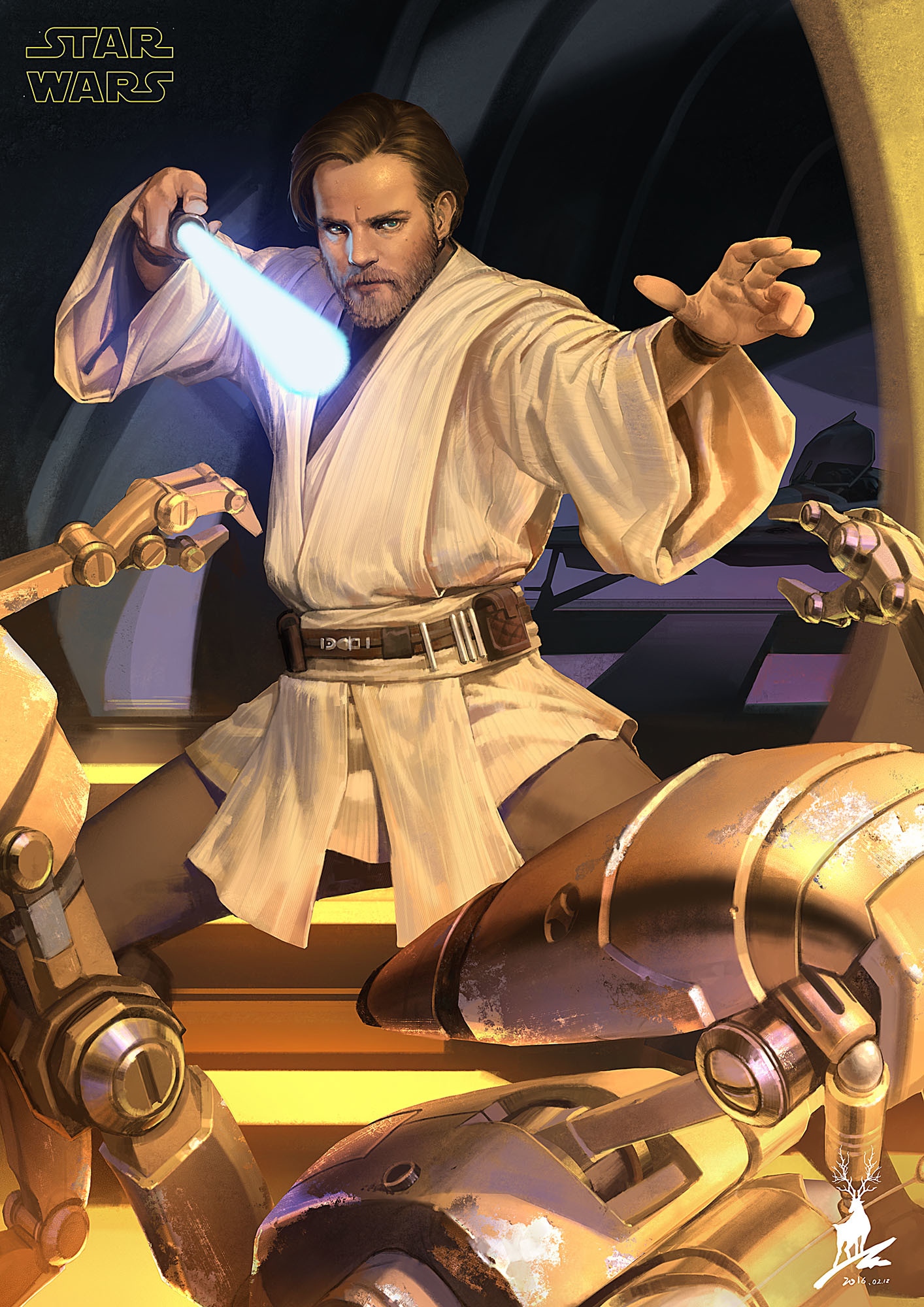 Obi Wan Kenobi Wars Background Wallpaper Download