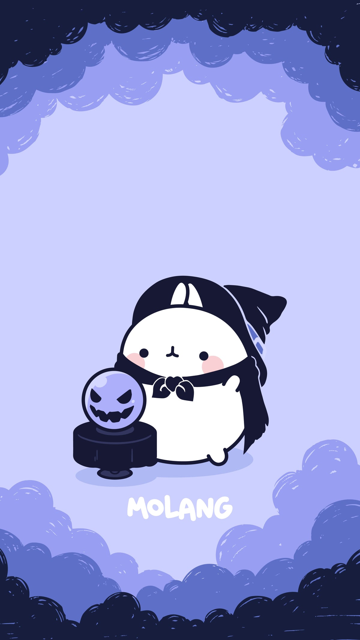 Molang Halloween Wallpaper: Discover The Witch Wallpaper of Molang