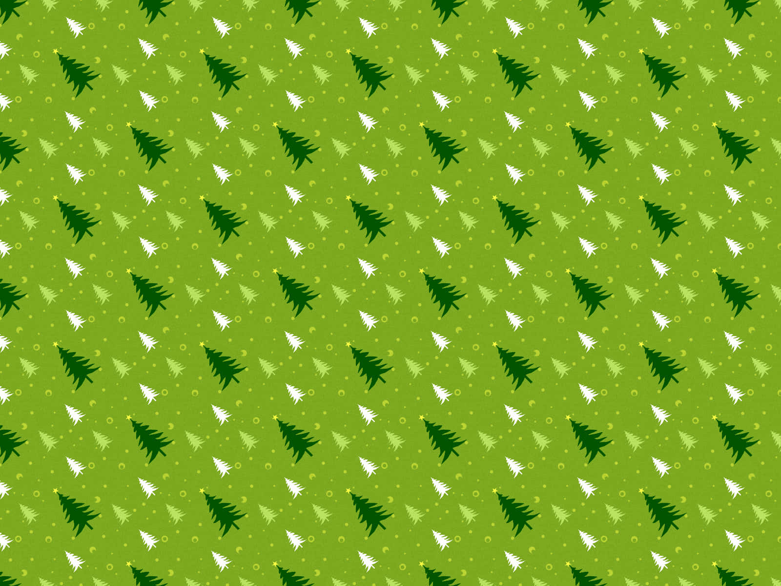 Download A Green Christmas Tree Pattern With White Dots Wallpaper
