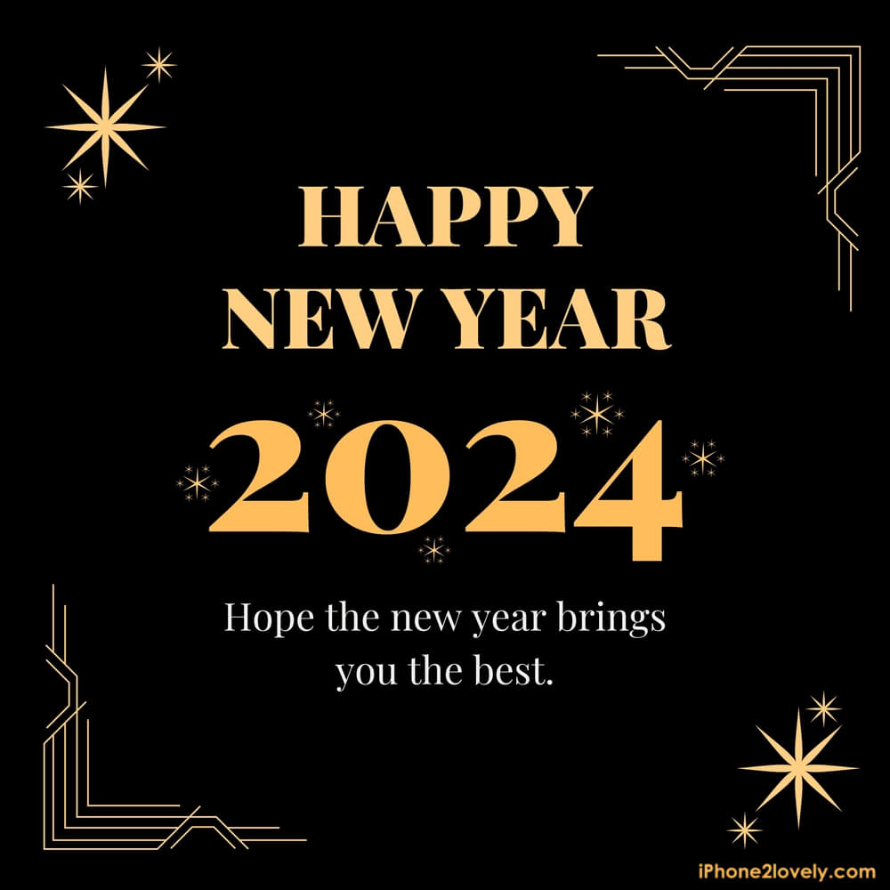 Happy New Year 2024 Wallpaper Image HD (Free Download)