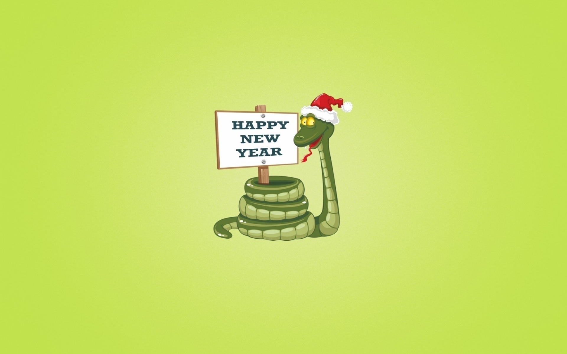 HD desktop wallpaper: New Year, Christmas, Holiday, Snake, Minimalist, Happy New Year download free picture