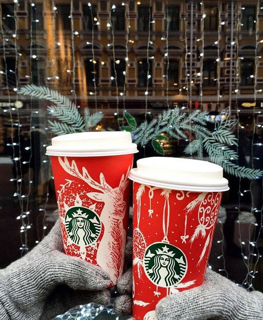 Download Aesthetic Christmas Starbucks