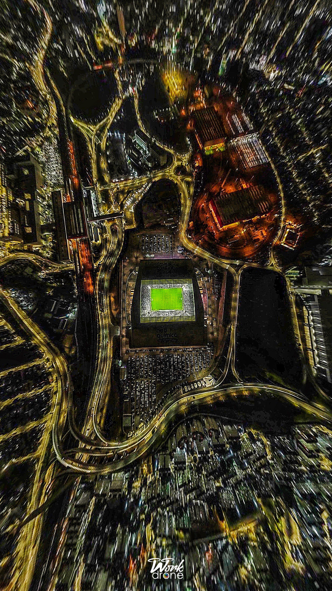 Fundo de tela do Corinthians: Visão de cima da Neo Química Arena
