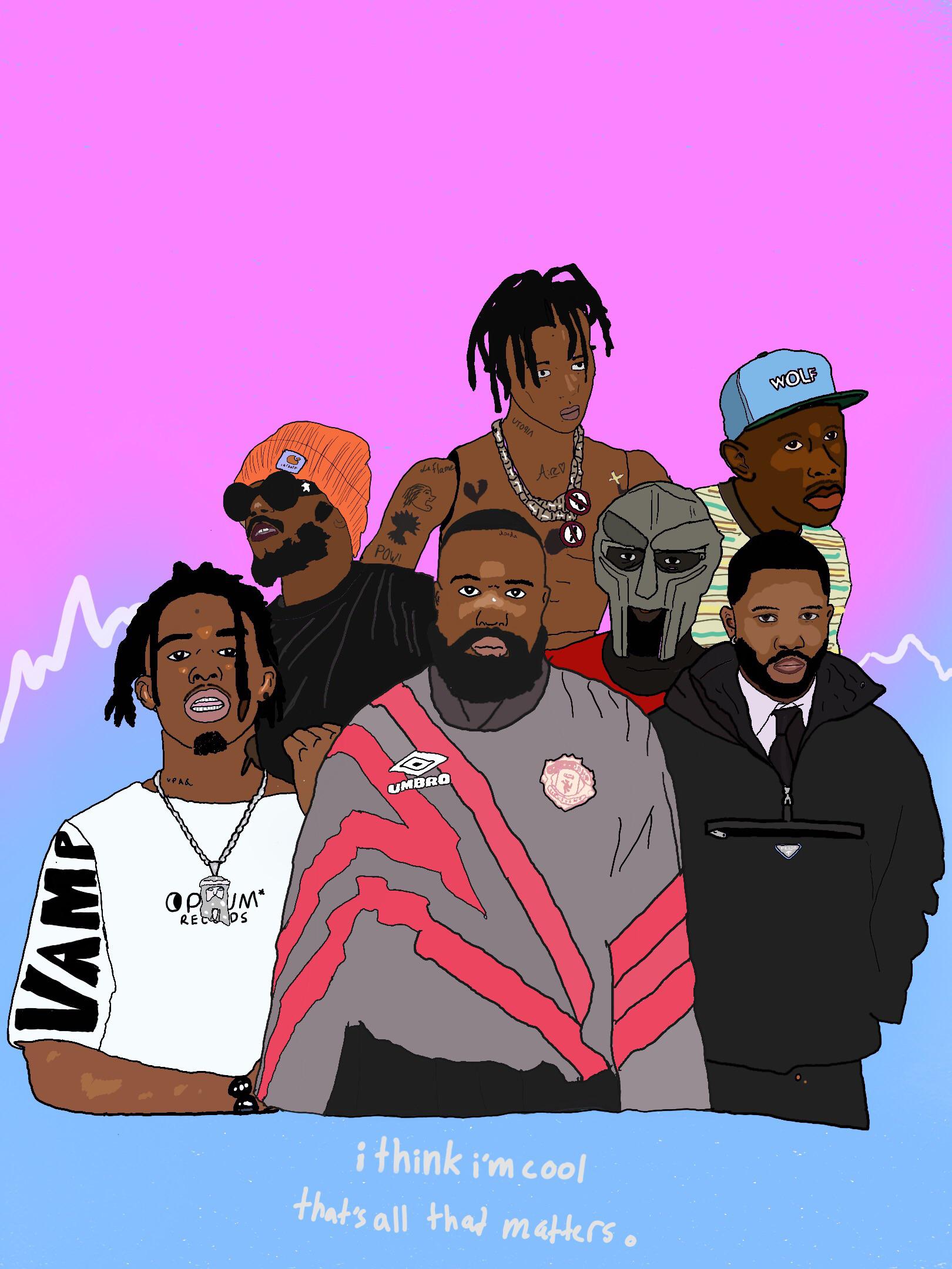 A iPad wallpaper I drew