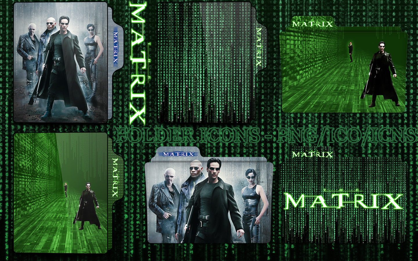The Matrix Folder Icon pack