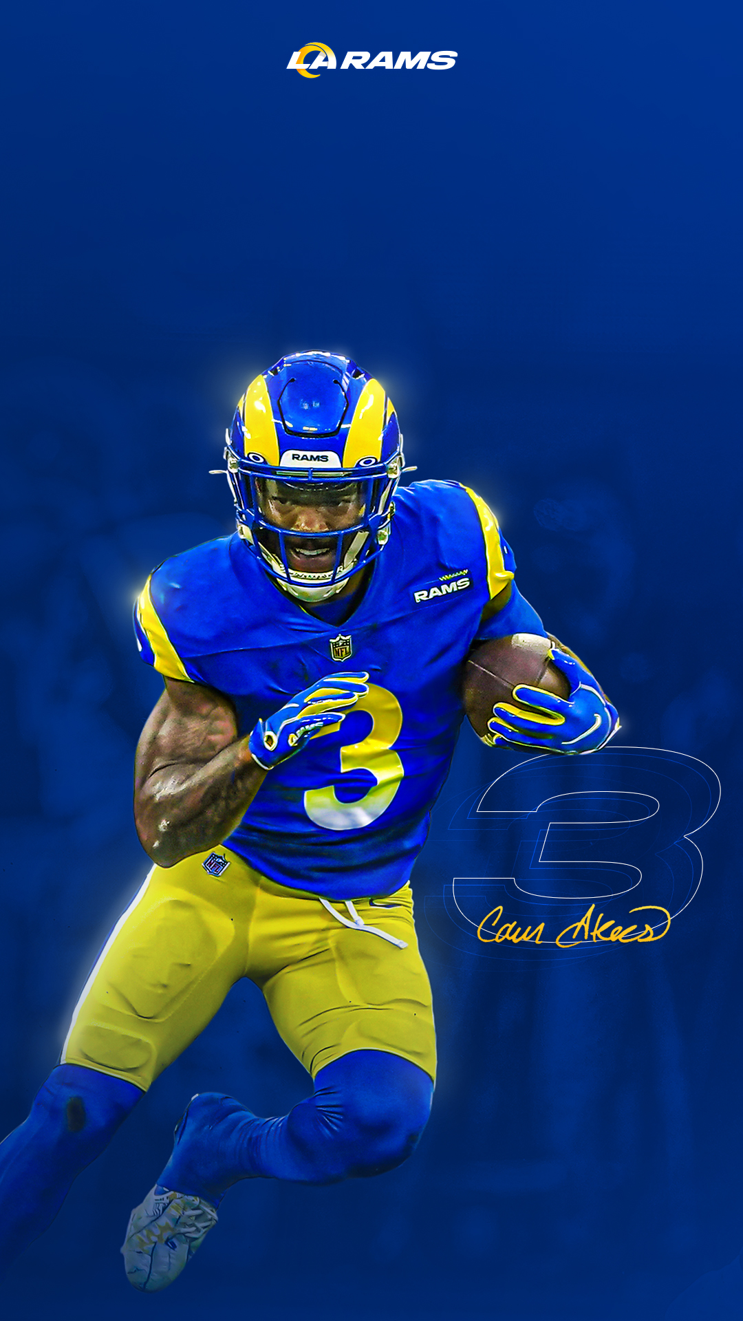Los Angeles Rams year, new numbers, new wallpaper!