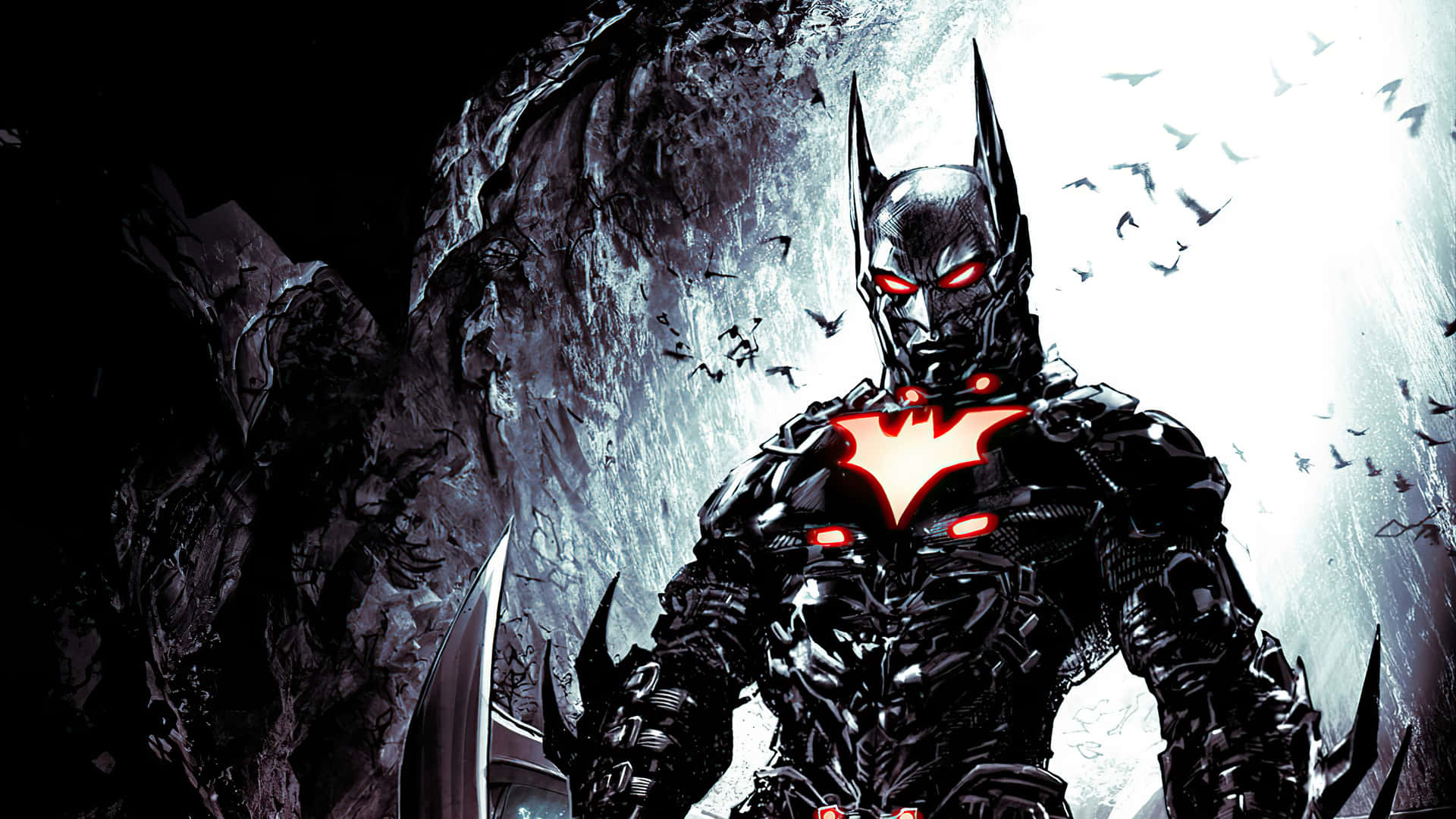 Download Batman Beyond Protects Gotham City