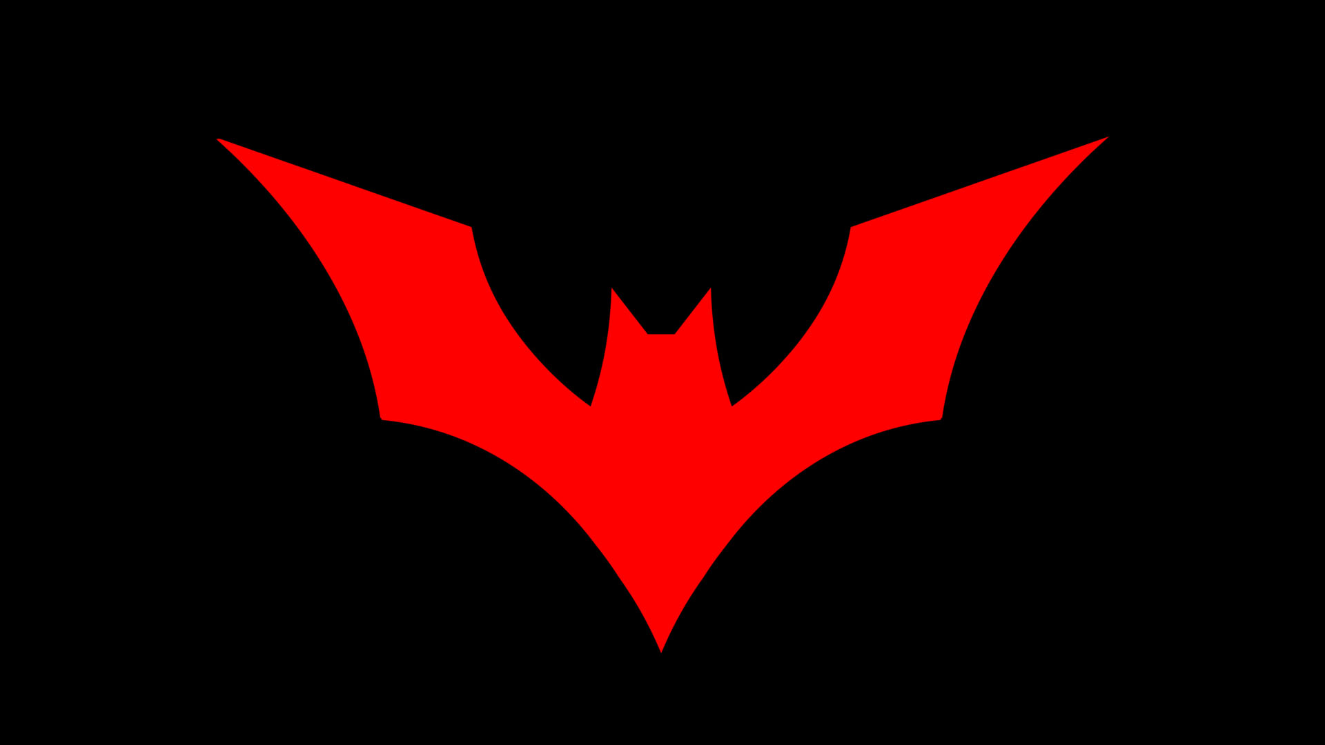 Wallpaper, Batman Beyond, Batman logo, DC Comics 1920x1080