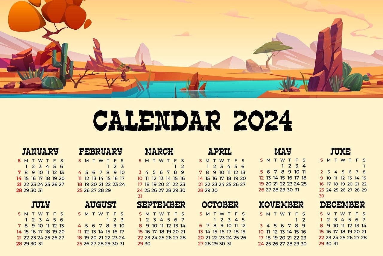 Calendar 2024 Wallpapers Wallpaper Cave