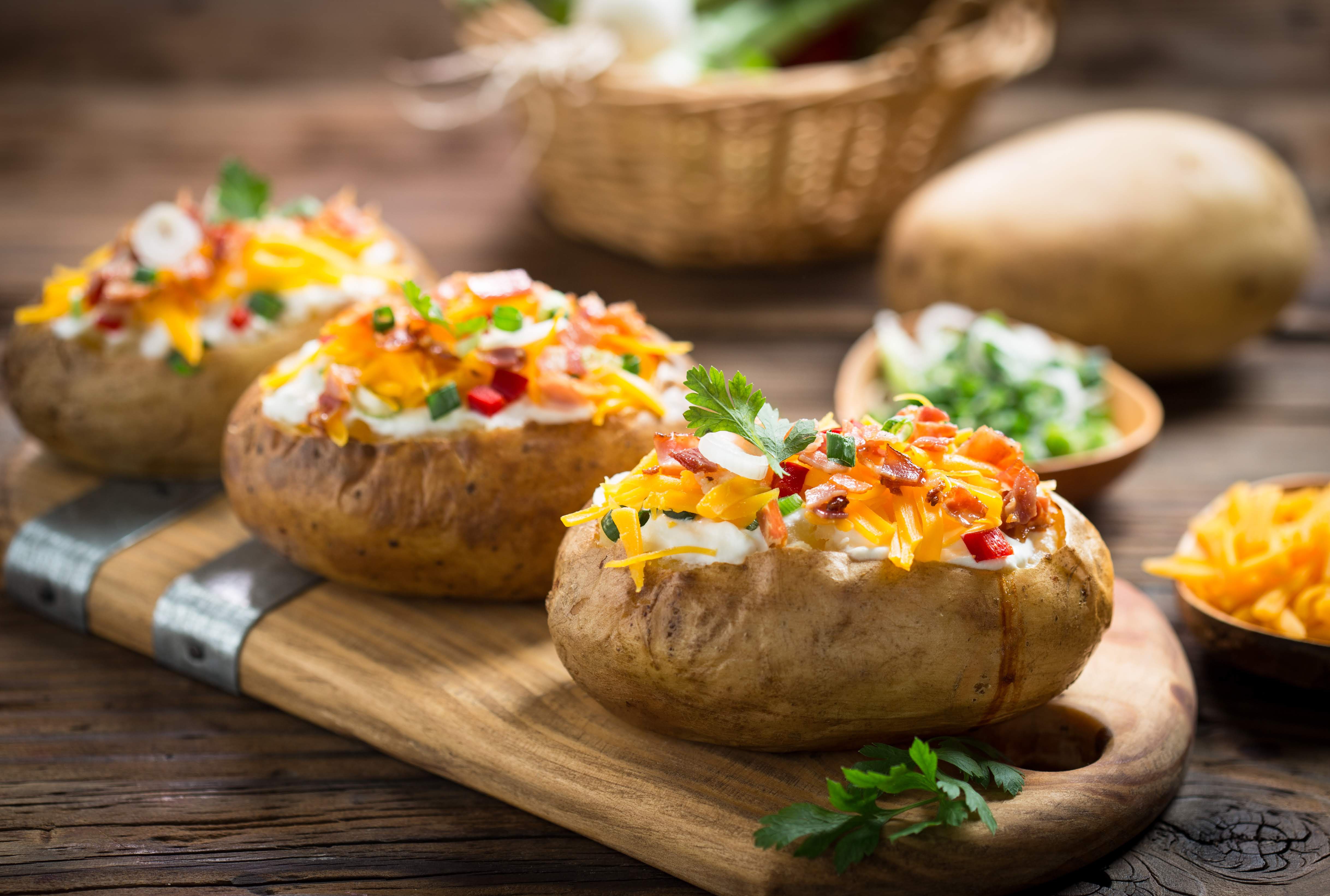 Stuffing Food Potato 4k Ultra HD Wallpaper