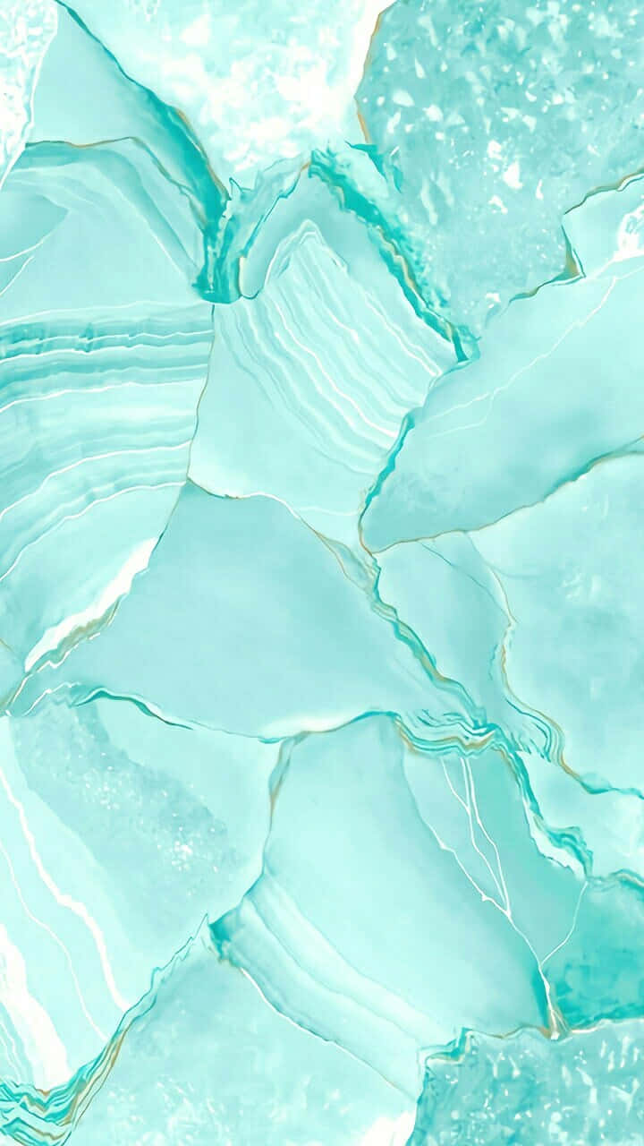 Mint Green Marble Wallpaper