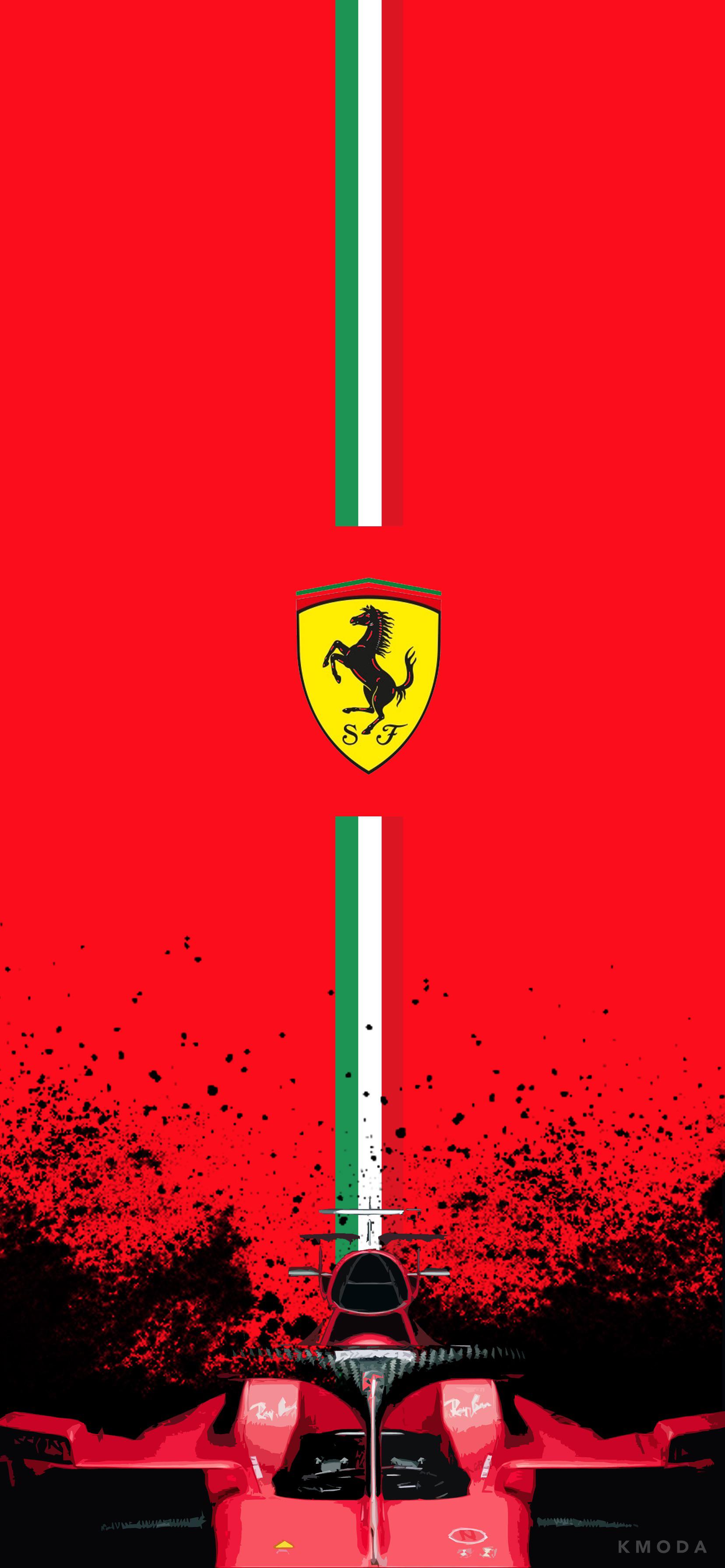 Some Ferrari phone wallpaper I made. Enjoy!