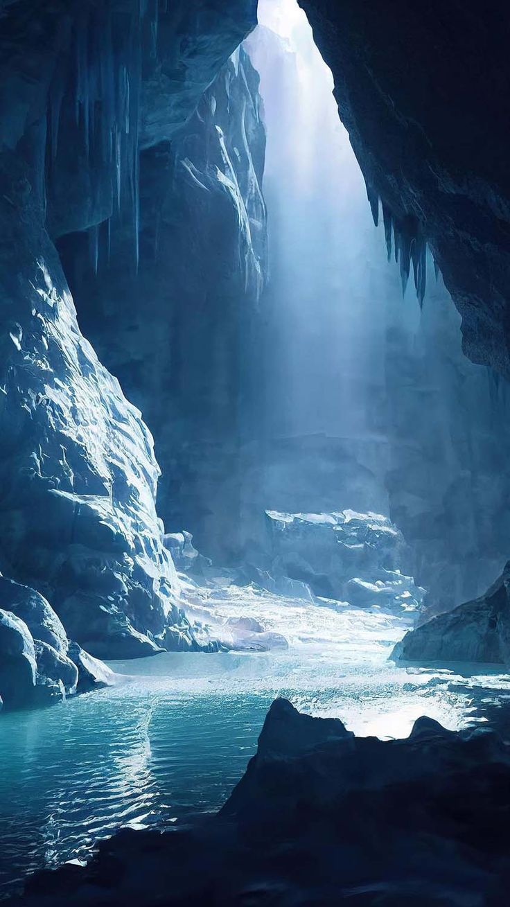 Ice Cave IPhone Wallpaper HD Wallpaper, iPhone Wallpaper. Ice cave, Best nature wallpaper, Scenery