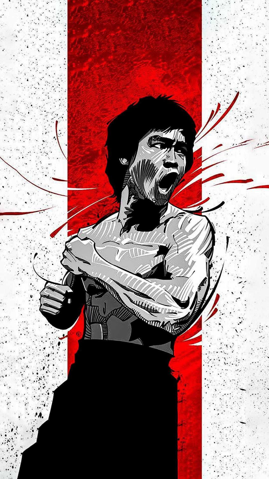 Bruce Lee Wallpaper Free HD Wallpaper. Bruce lee art, Martial arts anime, Bruce lee