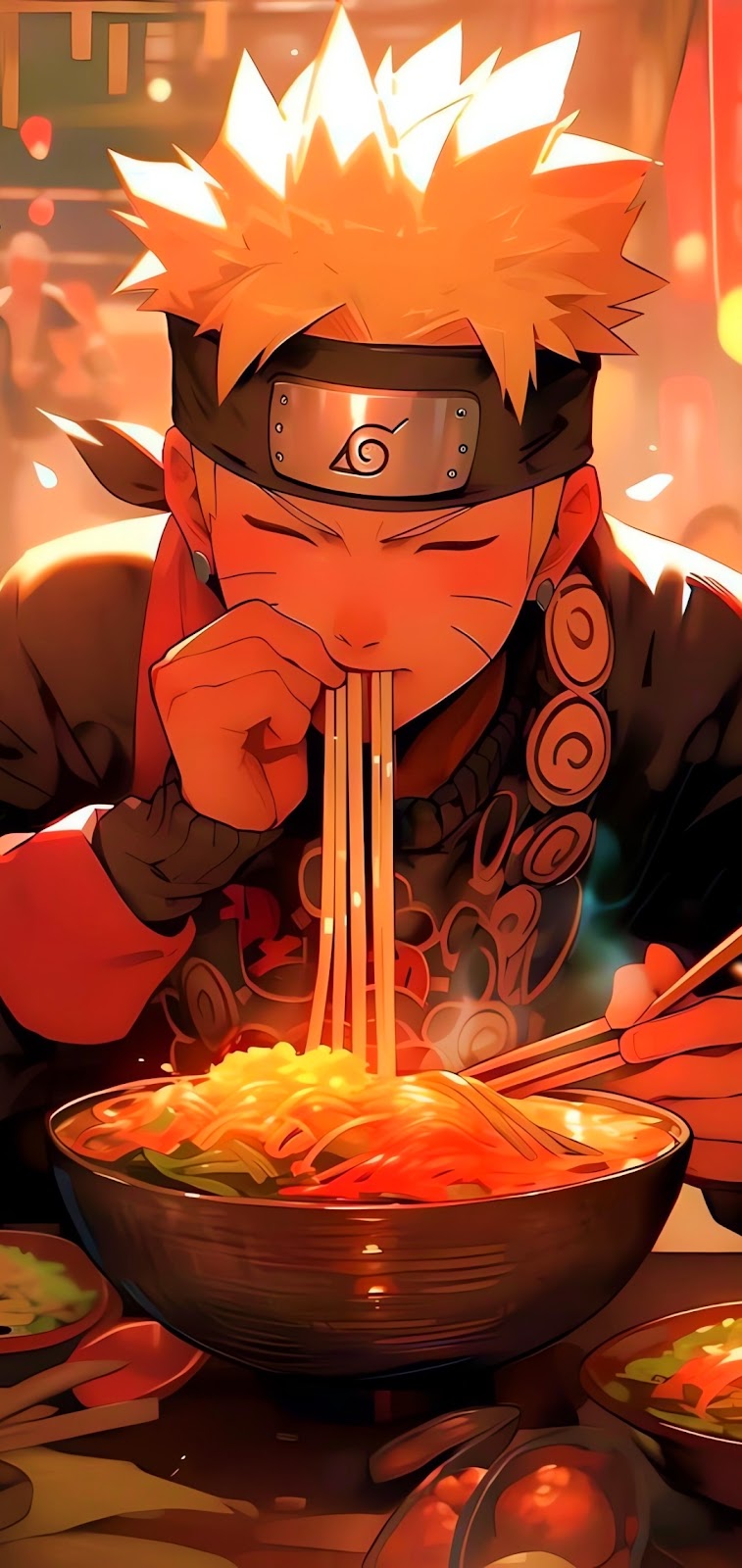 Naruto vs. Ramen: Phone Wallpaper