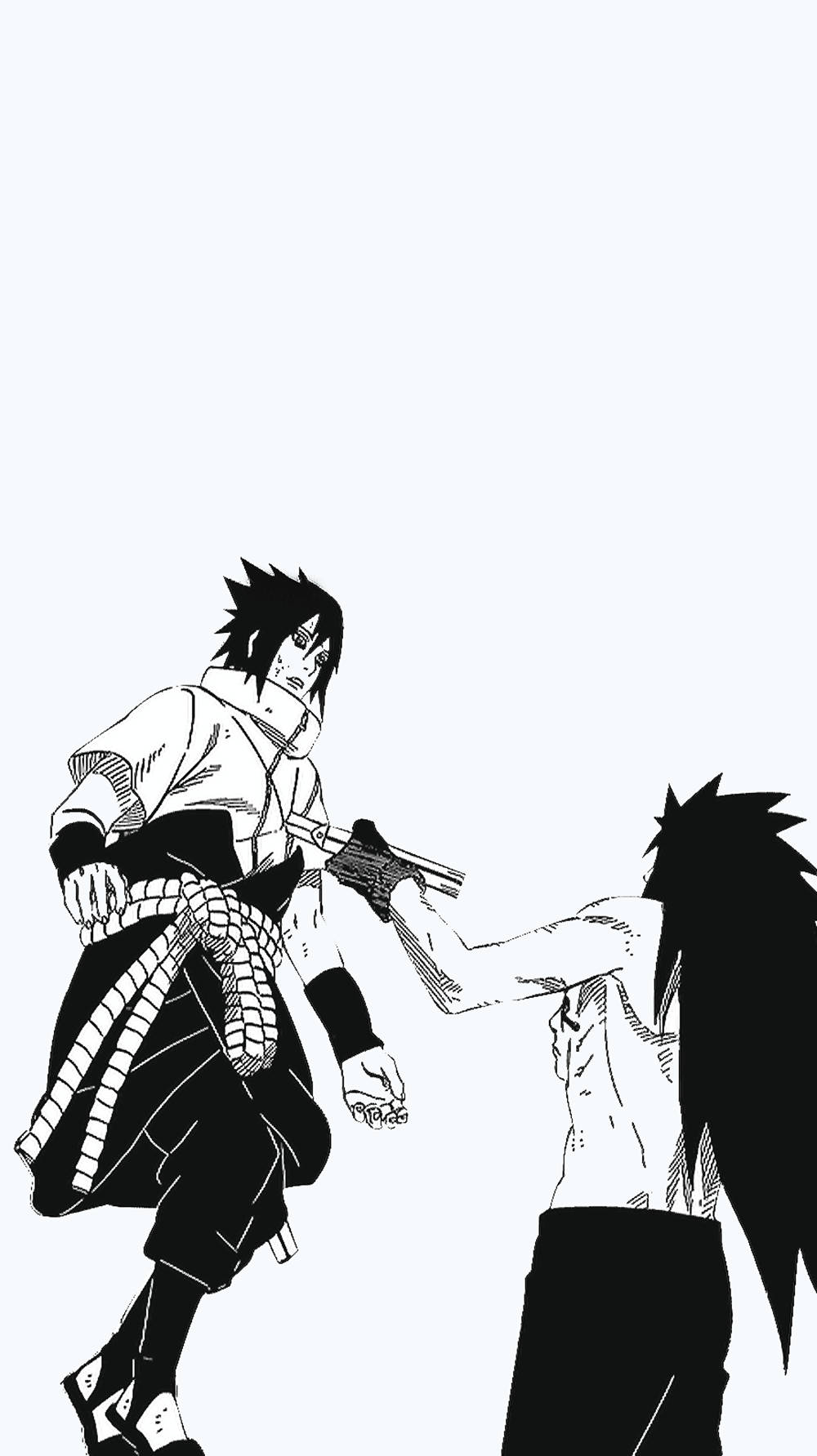 Download Madara And Sasuke Naruto iPhone Wallpaper