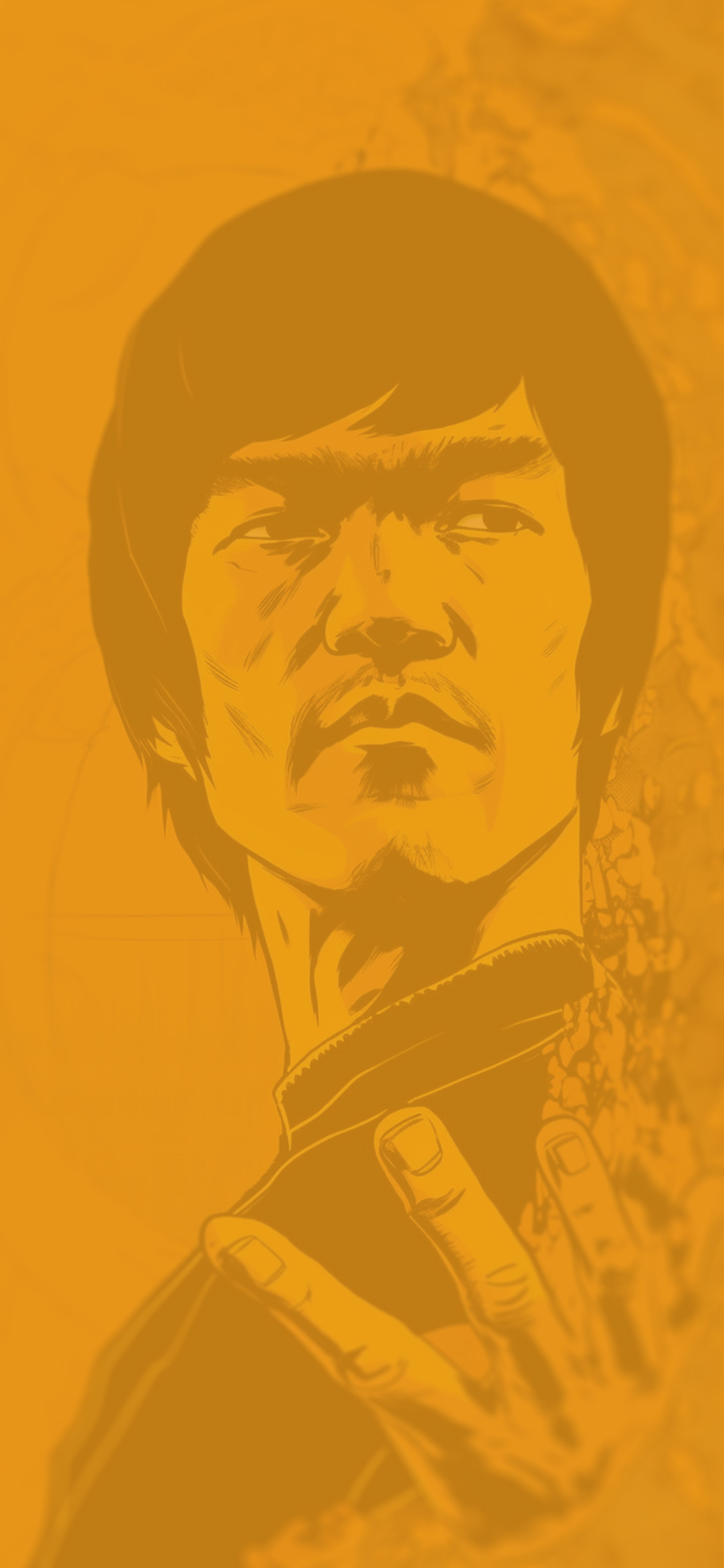 Bruce Lee Orange Wallpaper Lee Wallpaper for iPhone
