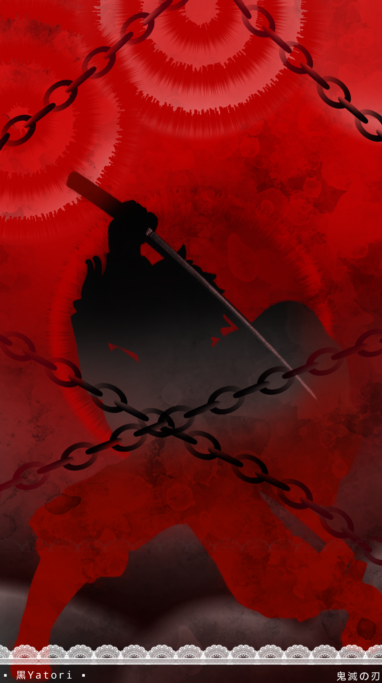 I made a Phone Wallpaper of Tanjiro Kamado