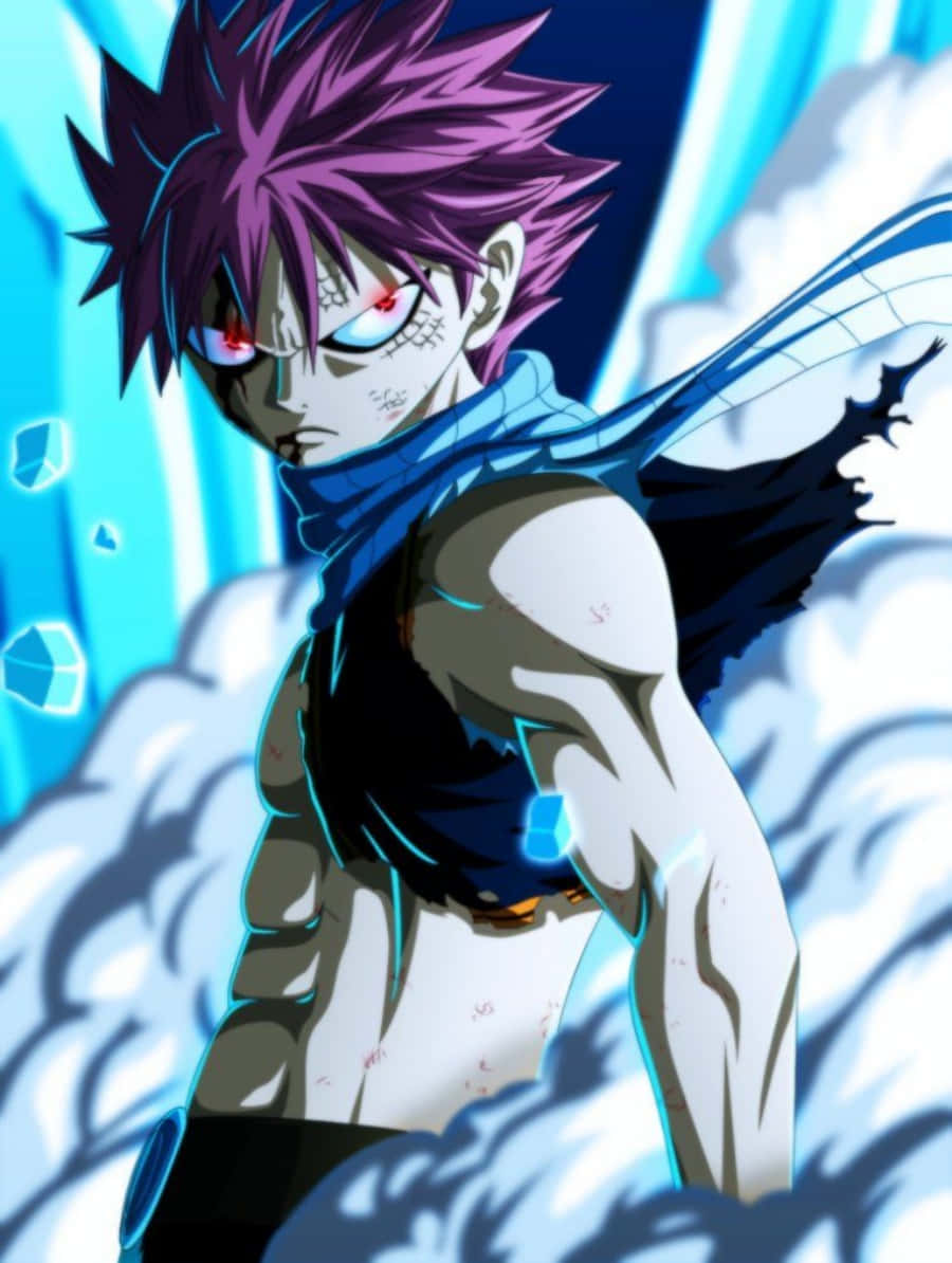 Download Fairy Tail iPhone Natsu Dragneel With Angry Look Wallpaper