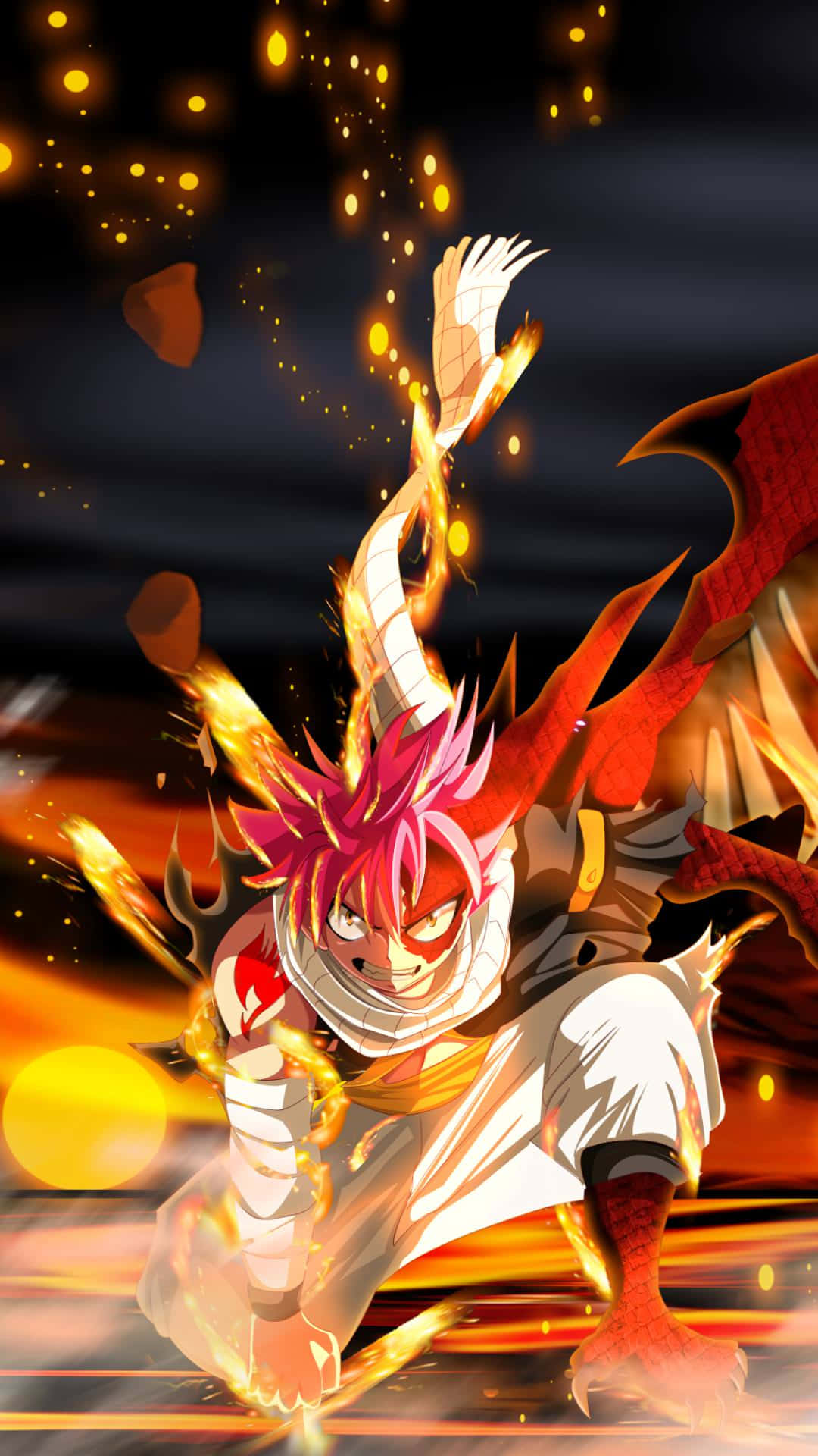 Download Fairy Tail iPhone Natsu Dragneel Angry Face Wallpaper