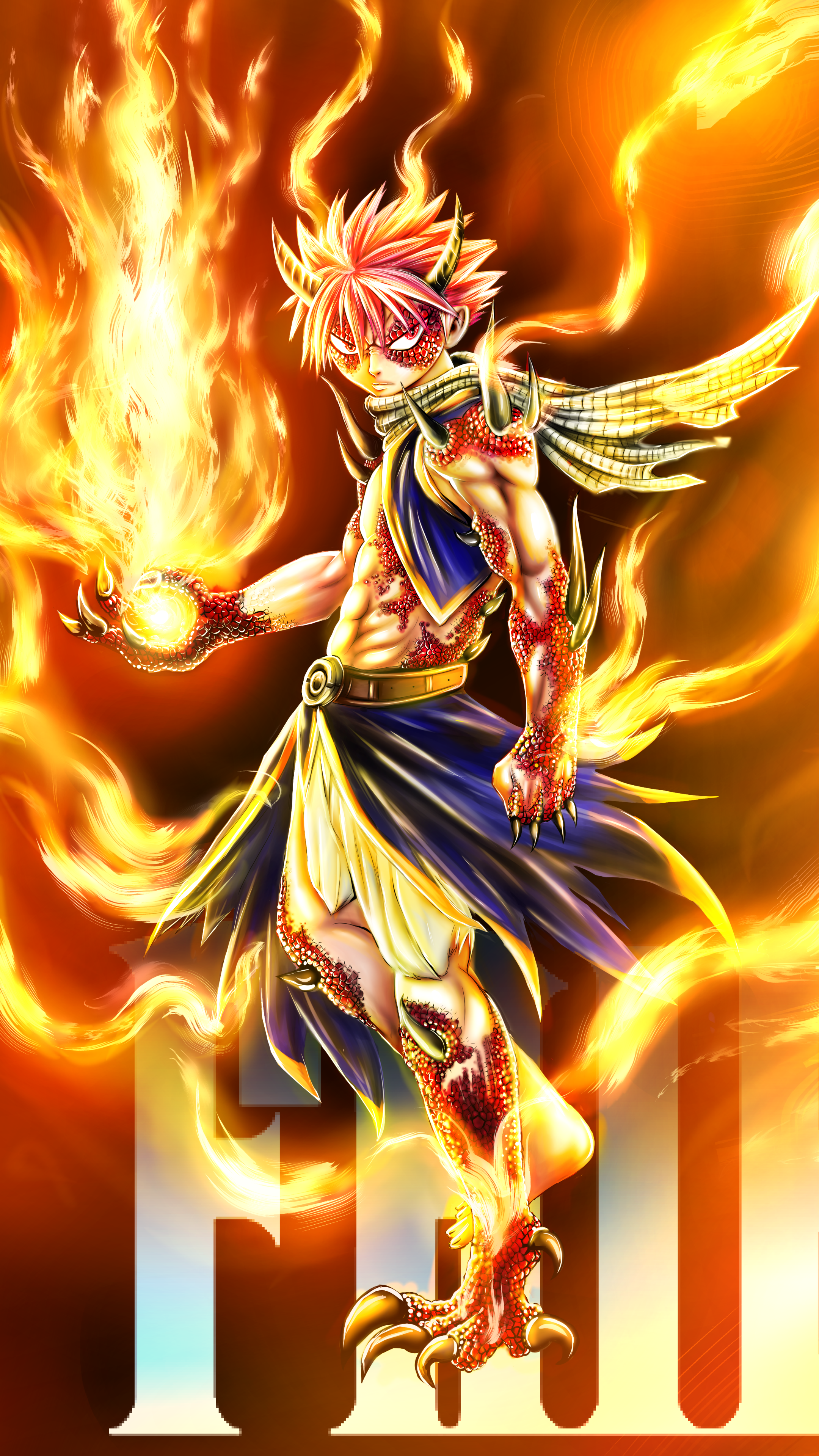 Natsu Dragneel iPhone Wallpaper