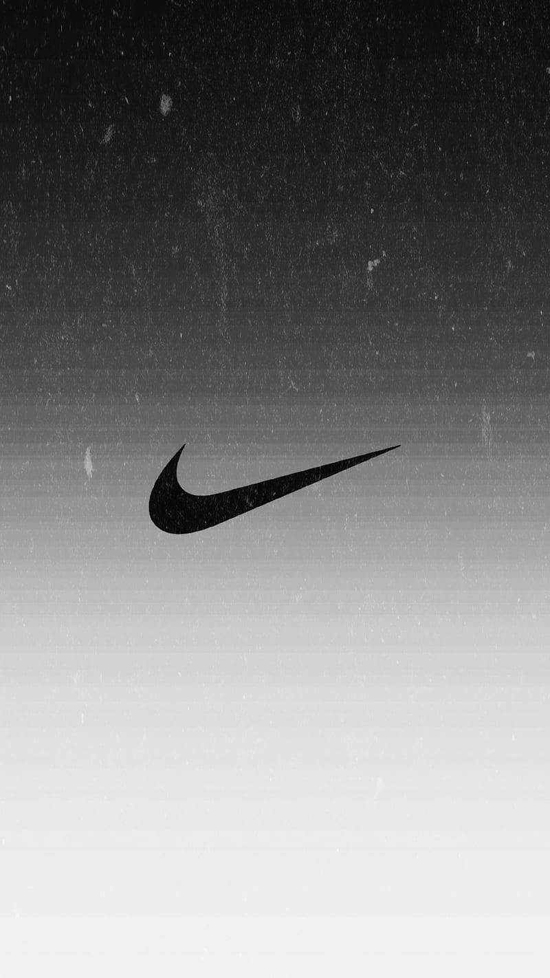 Download Nike Logo Men Phone Gray Wallpaper