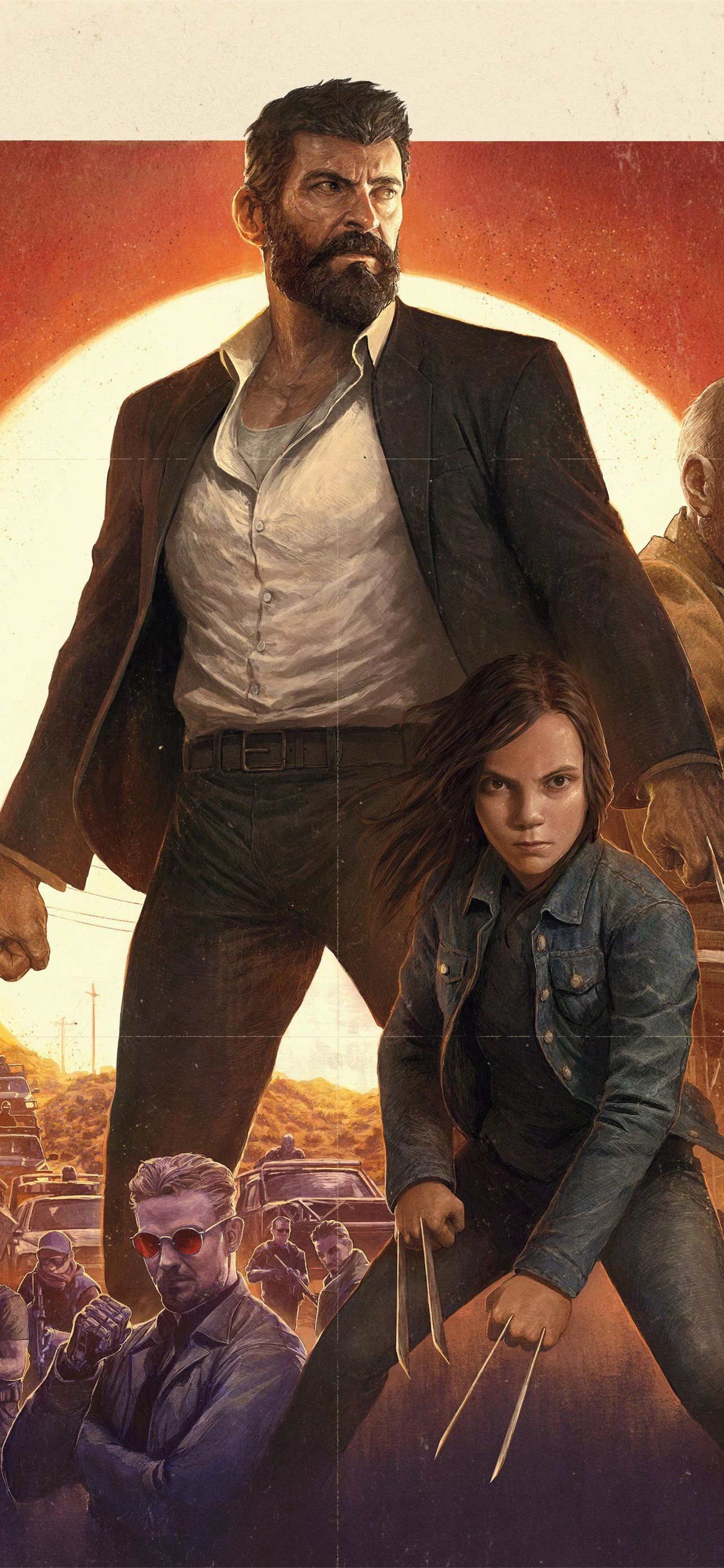 Best Logan movie iPhone HD Wallpaper