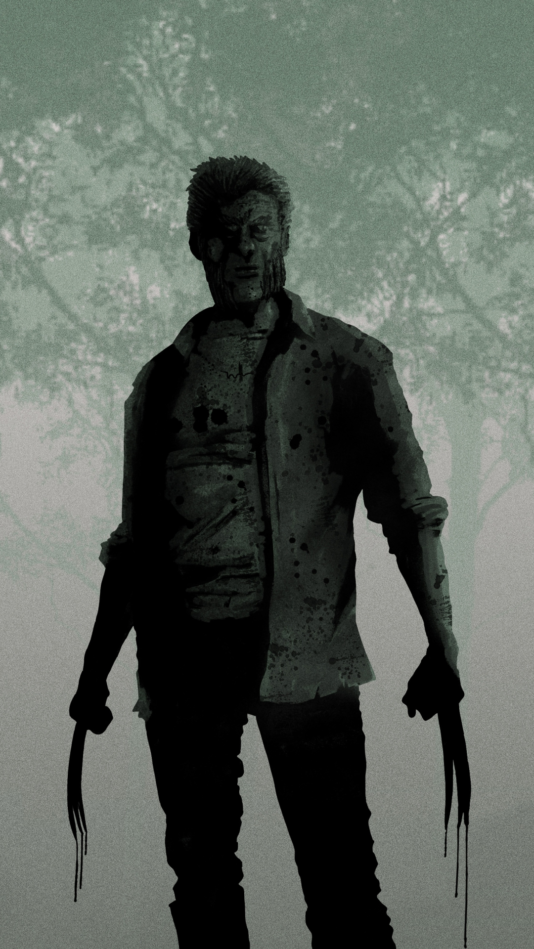 Download wallpaper 1080x1920 marvel, wolverine, logan, movie, artwork, 1080p wallpaper, samsung galaxy s4, s5, note, sony xperia z, z1, z2, z3, htc one, lenovo vibe, google pixel 2, oneplus 5, honor 9