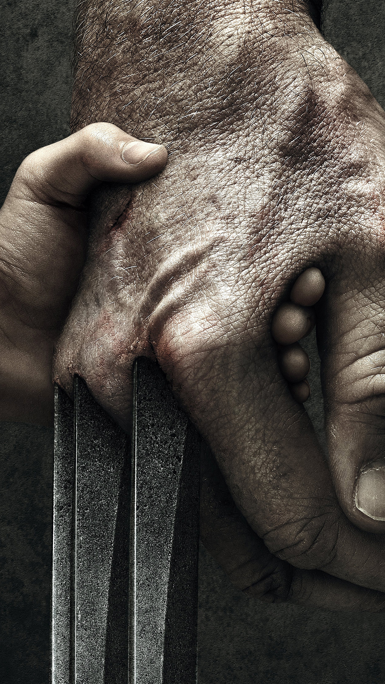 iPhone 6 wallpaper. wolverine logan hand film illustration art hero