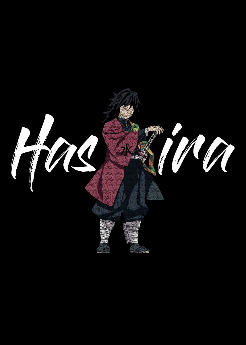 Water Hashira Doodle' Poster