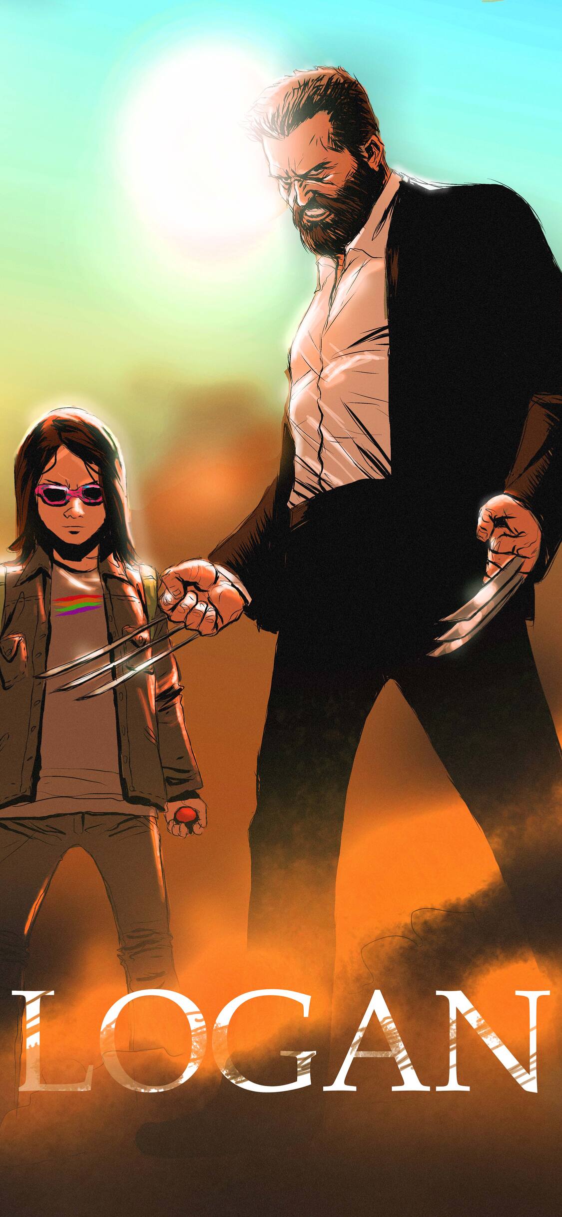 X 23 And Logan iPhone XS, iPhone 10, iPhone X HD 4k Wallpaper, Image, Background, Photo and Picture