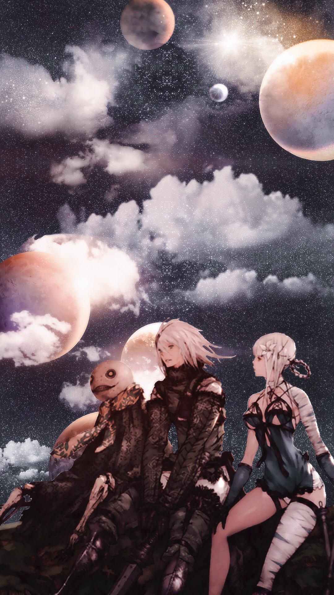 I made NieR: Replicant Wallpaper., r