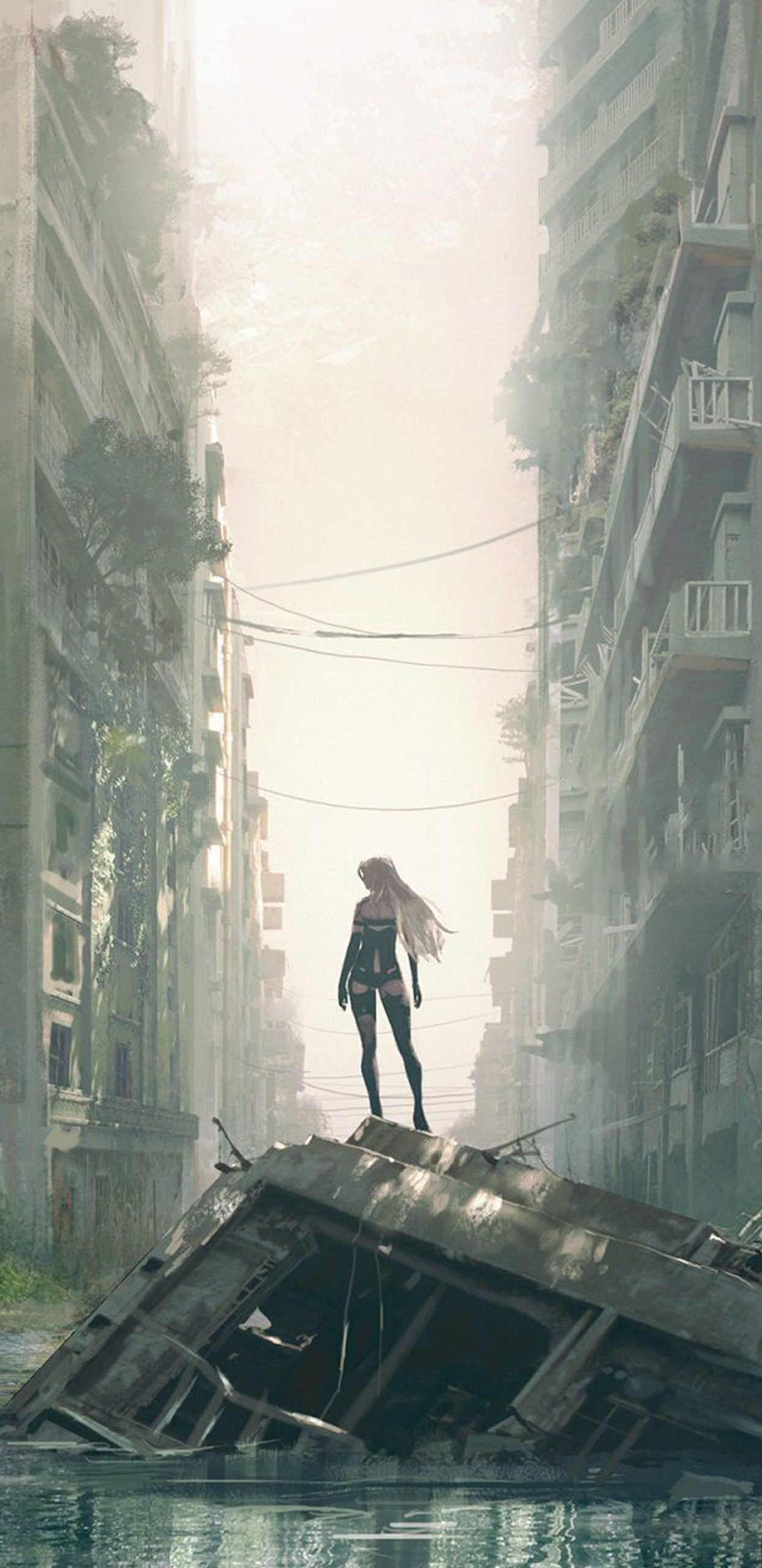 Nier Automata Arranged & Unreleased Cover Wallpaper with Monocle