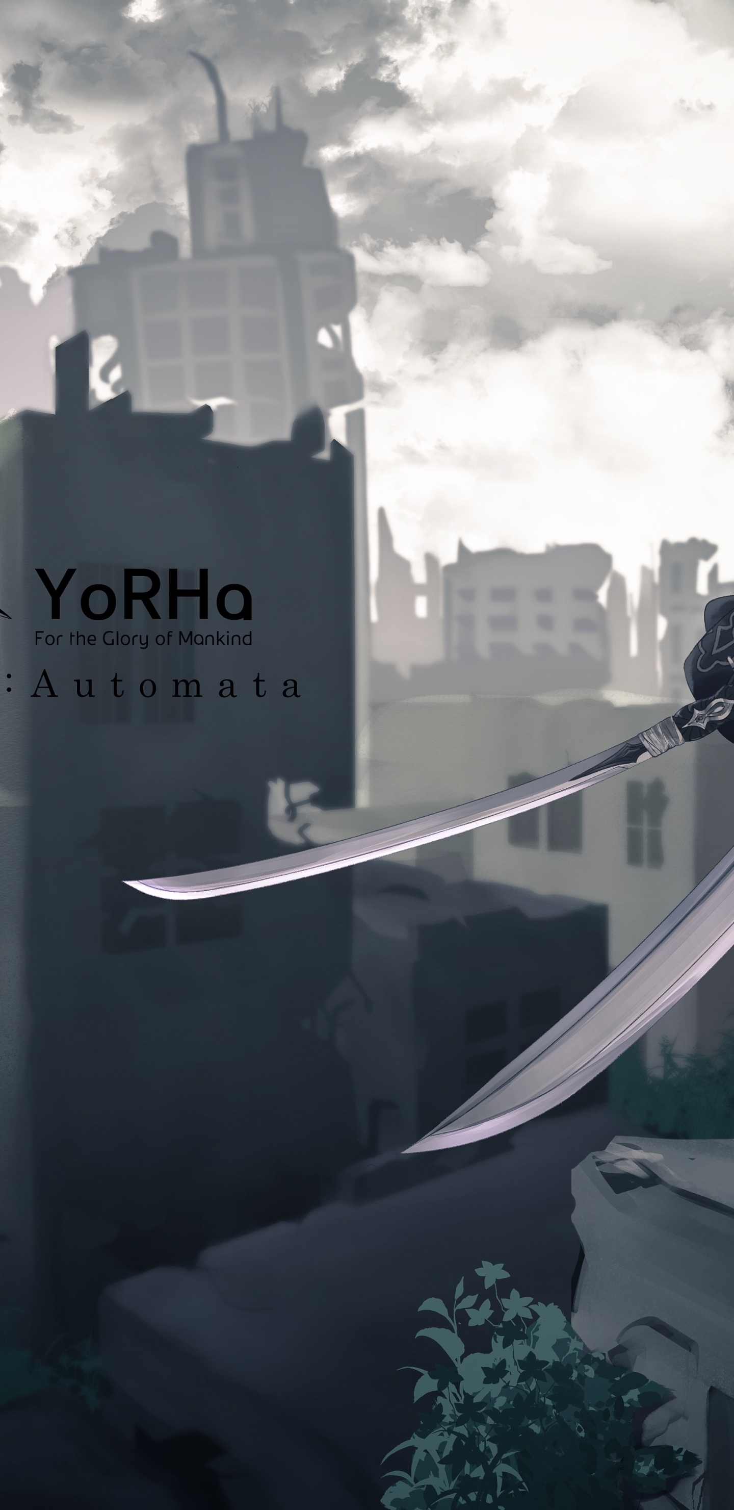 NieR: Automata Phone Wallpaper by サイトー