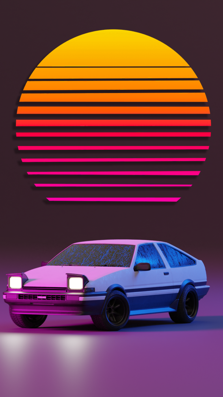 Initial D phone wallpaper HD Wallpaper