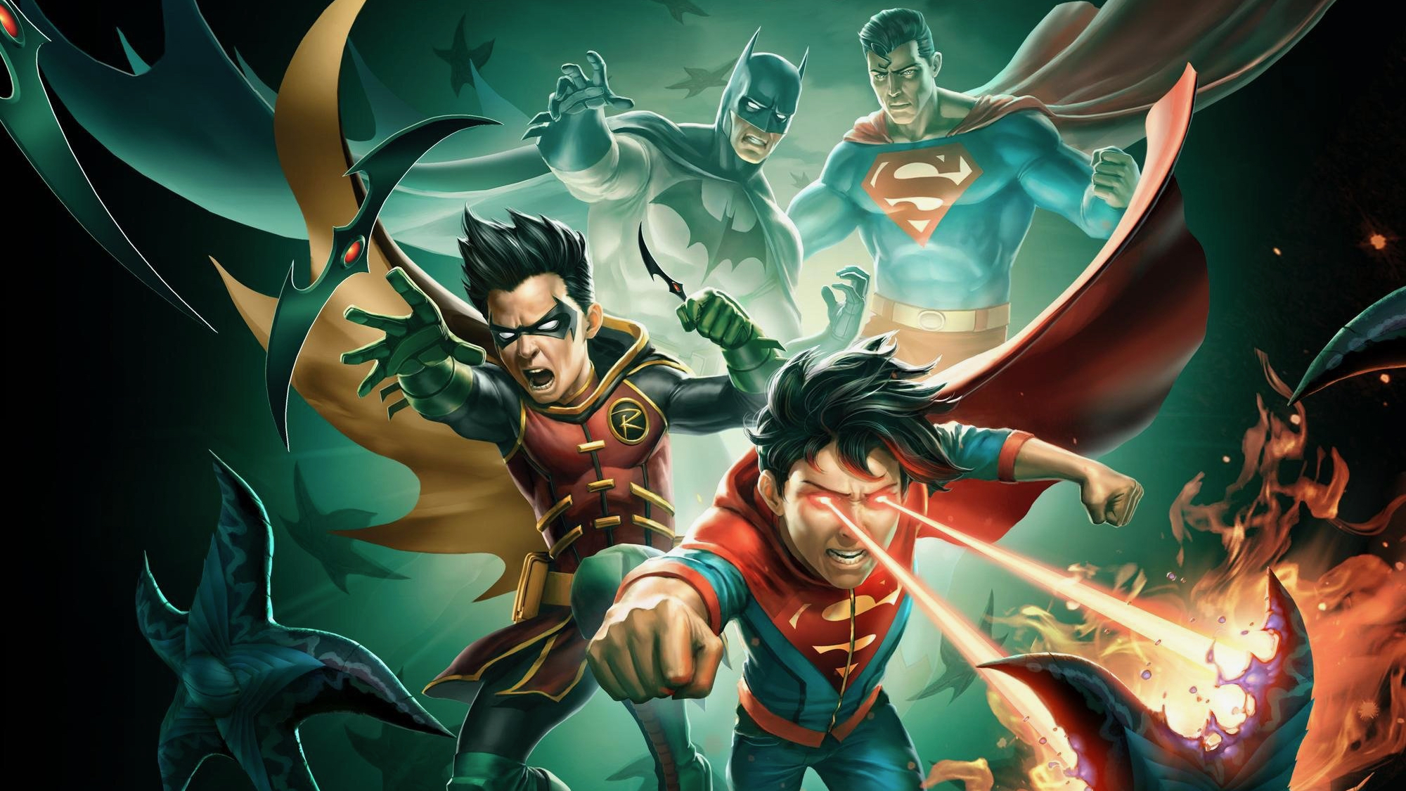 Movie Batman and Superman: Battle of the Super Sons HD Wallpaper