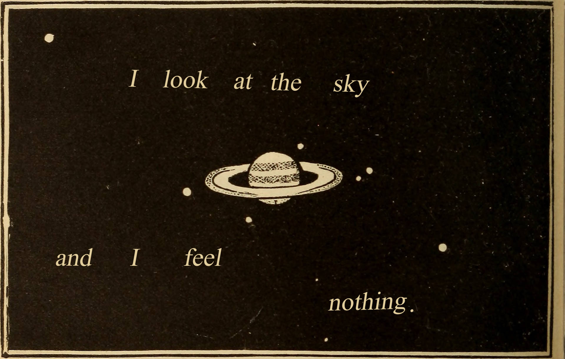 Download I Feel Nothing Dark Quote Wallpaper