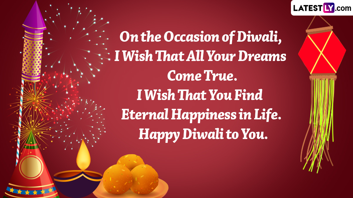 Happy Diwali 2022 SMS & Laxmi Puja HD Image: WhatsApp Messages, Facebook Quotes, Greetings, Shubh Deepavali GIFs, Stickers and Wishes for Family and Friends